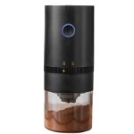 Zvd - moulin � caf� �lectrique portable - meule conique en c�ramique r�glable, broyage fin, rechargeable ...