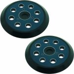 Zvd - plateau et patin de pon�age lot de 2 patins abrasifs pour ponceuse orbitale 8 trous 125 mm compatible ...