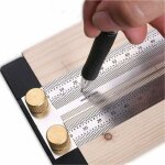 Zvd - r�gle t pour le travail du bois de haute pr�cision, r�gle de tra�age outils de marquage de menuiserie ...