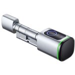 Zvd - serrure electronique � empreinte digitale avec carte ic et wifibox, fonction bluetooth serrure ...
