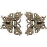 Zvd - vintage box clasp, 4 pieces vintage hasp latch lock, retro hasp latch lock clasp, with screws, ...