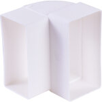 Accessoires tube rectangulaire t100 coude 90deg vertical 110x54mm