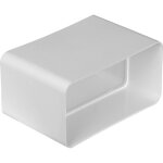 Accessoires tube rectangulaire t100 raccord droit 110x54mm