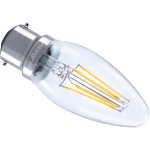 Ampoule flamme � filament led b22 integral 4w 470lm 2700k
