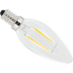 Ampoule flamme  filament led e14 integral 2, 8w 250lm 2700k