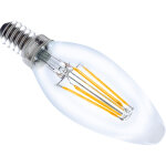 Ampoule flamme � filament led e14 integral 4w 470lm 2700k