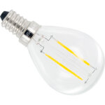 Ampoule globe � filament led e14 integral 2, 8w 250lm 2700k