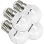 Ampoule globe led toledo e27 sylvania 5w 470lm 2700k (4 pi�ces)
