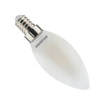Ampoule r�tro flamme led toledo satin�e e14 sylvania 4, 5w 470lm - blanc chaud 827