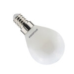 Ampoule rtro sphrique led toledo satine e14 sylvania 4, 5w 470lm - blanc chaud 827