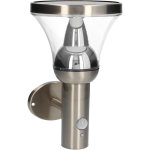 Applique extrieure solaire avec dtecteur ir bastide inox arlux 6w - 4000k - 600lm
