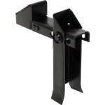 Arrt de portail  ressort rglable noir 200x185mm