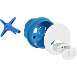 Boîte dcl à sceller p50mm modulo schneider Ø67 - couv. dépassant Boîte dcl à sceller p50mm modulo schneider Ø67 - couv. dépassant