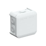 Boite de dérivation étanche carrée l90 x l90 x p52mm Boite de dérivation étanche carrée l90 x l90 x p52mm
