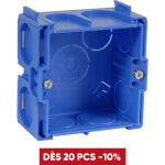 Bo�te d'encastrement carr�e � sceller modulo schneider l60mm - p40mm