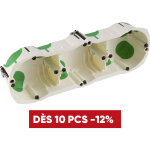 Bote d'encastrement tanche  l'air multifix air schneider p40mm triple