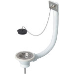 Bonde  bouchon pour vier grs wirquin 60mm avec trop plein - dispo 48h