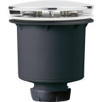 Bonde de douche tourbillon verticale 90 mm wirquin dme abs