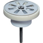 Bonde de lavabo grille plate wirquin