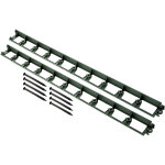 Bordure de jardin delima jouplast 2400x80x45mm - vert