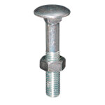Boulon tte ronde collet carr trcc desa 6x30mm (100 pcs)