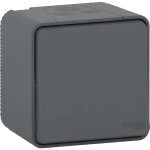 Bouton poussoir mureva styl schneider en saillie - gris Bouton poussoir mureva styl schneider en saillie - gris