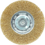 Brosse perceuse circulaire ondulé laiton norton Ø100mm Brosse perceuse circulaire ondulé laiton norton Ø100mm