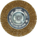 Brosse perceuse circulaire ondul� laiton norton �75mm
