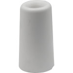 Butoir caoutchouc blanc h. 25mm