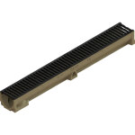 Caniveau aco self 100 béton polymère avec grille - ht 102 1m x l118 x h102mm - b125 Caniveau aco self 100 béton polymère avec grille - ht 102 1m x l118 x h102mm - b125