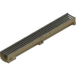 Caniveau aco self 100 béton polymère avec grille - ht 99 1m x l118 x h99mm - a15 Caniveau aco self 100 béton polymère avec grille - ht 99 1m x l118 x h99mm - a15