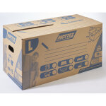 Carton de dmnagement mottez 72l 60 x 40 x 30cm double cannelure