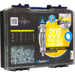 Coffret 300 chevilles  expansion mtalliques + pince scell it (301pc)