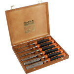 Coffret de ciseaux  bois bahco ergo 434 (6 pcs)