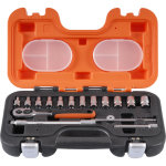 Coffret de douilles 1 / 4 bahco 16 pièces Coffret de douilles 1 / 4 bahco 16 pièces
