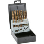 Coffret de forets  mtaux hss 5% cobalt 19 pices