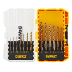 Coffret de forets � m�taux toughcase dewalt dt70710 - qz 13 pi�ces