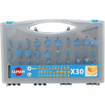 Coffret de fraises de défonceuses assorties leman 30 pièces Coffret de fraises de défonceuses assorties leman 30 pièces