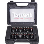 Coffret de fraise de dfonceuse trend 8mm (12 pcs)