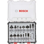 Coffret mixtes de fraise à queue bosch 15 pièces Coffret mixtes de fraise à queue bosch 15 pièces