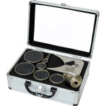 Coffret tr�pans diamant�s 6 pans leman 11 pi�ces