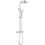 Colonne de douche thermostatique madura fresh schütte chromé Colonne de douche thermostatique madura fresh schütte chromé