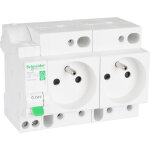 Combiné disjoncteur + 2 prises courant resi9 xe schneider Combiné disjoncteur + 2 prises courant resi9 xe schneider