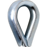 Cosse - coeur zingu din 6899 b 4 - 5mm