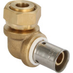 Coude femelle écrou tournant à sertir per per Ø12 - f12x17 - dispo 48h Coude femelle écrou tournant à sertir per per Ø12 - f12x17 - dispo 48h