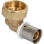Coude femelle écrou tournant à sertir per per Ø16 - f20x27 Coude femelle écrou tournant à sertir per per Ø16 - f20x27