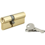 Cylindre double sa laiton poli 3 cls thirard 30 x 50mm