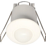 D�tecteur de pr�sence et cr�pusculaire ir encastr� arlux 400w max - blanc