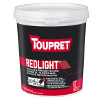 Enduit allg de rebouchage et lissage en pte redlight toupret 1l
