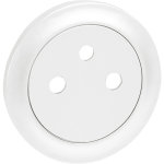 Enjoliveur 2p + t affleurant c�liane legrand blanc